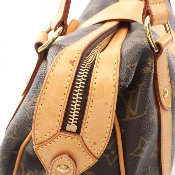 LOUIS VUITTON Brown Monogram Leather Shoulder Bag - Picture 8 of 11